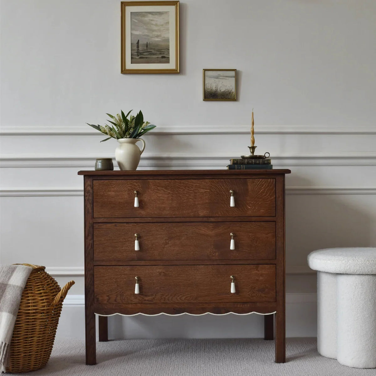 Bellmont Heritage Chest – Vintage Oak (3 Drawers) – Marwar Handicraft, view 1 of 5