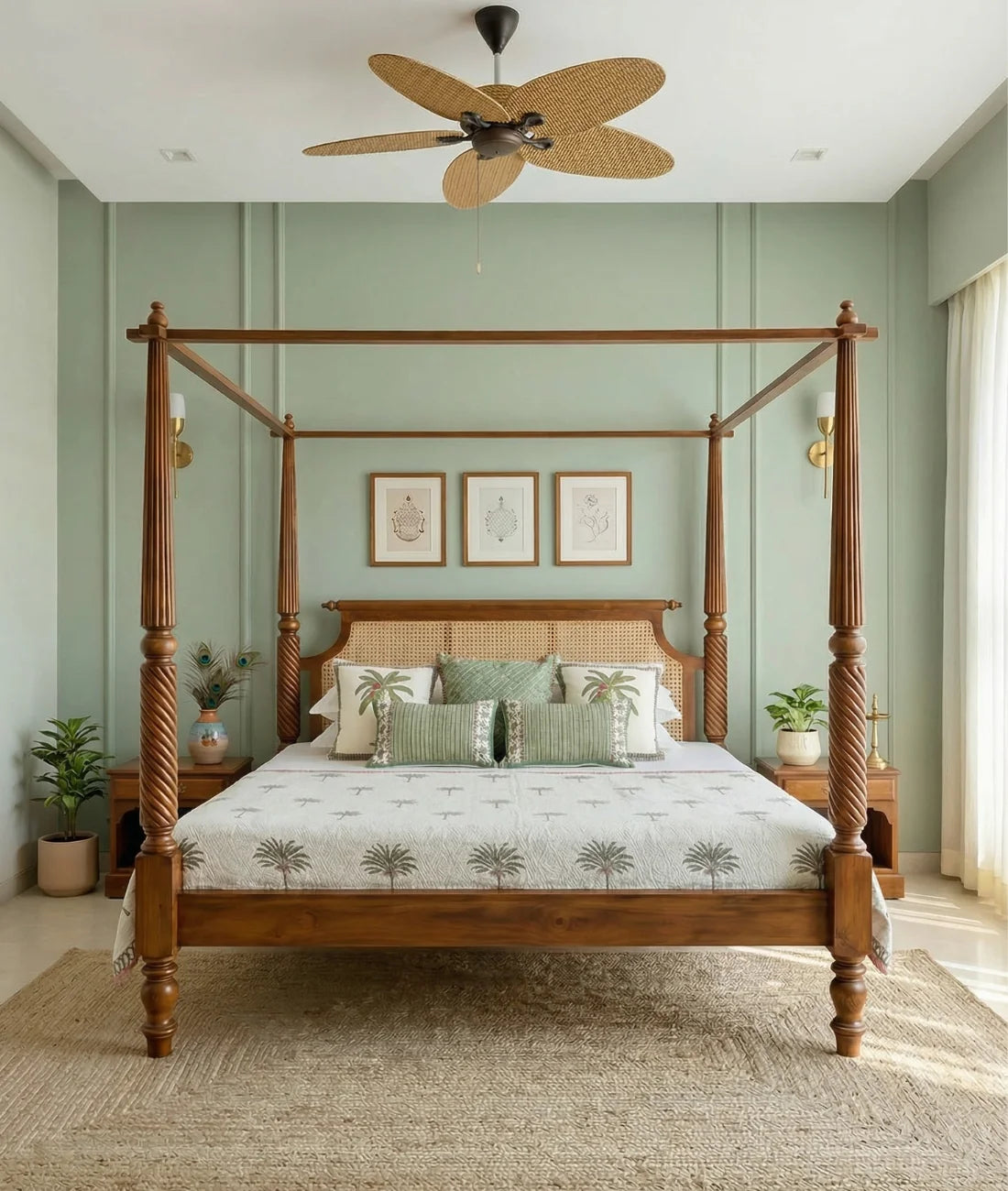 Rajwada Poster Bed