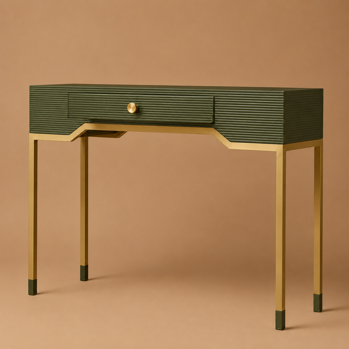 Caro Leather Console Table