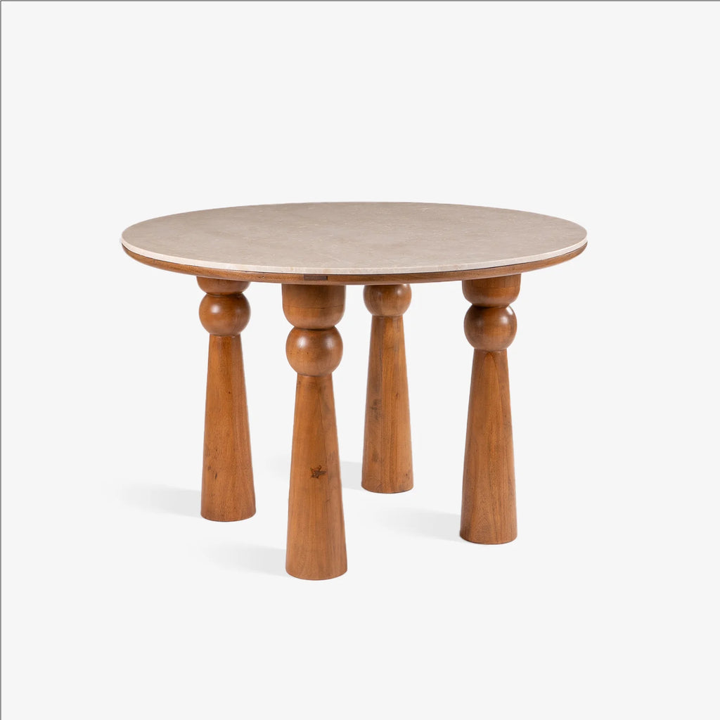 Mehrangarh Marble Dining Set