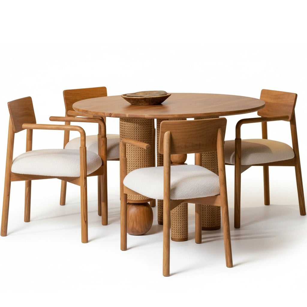 Mewar Marble Dining Set