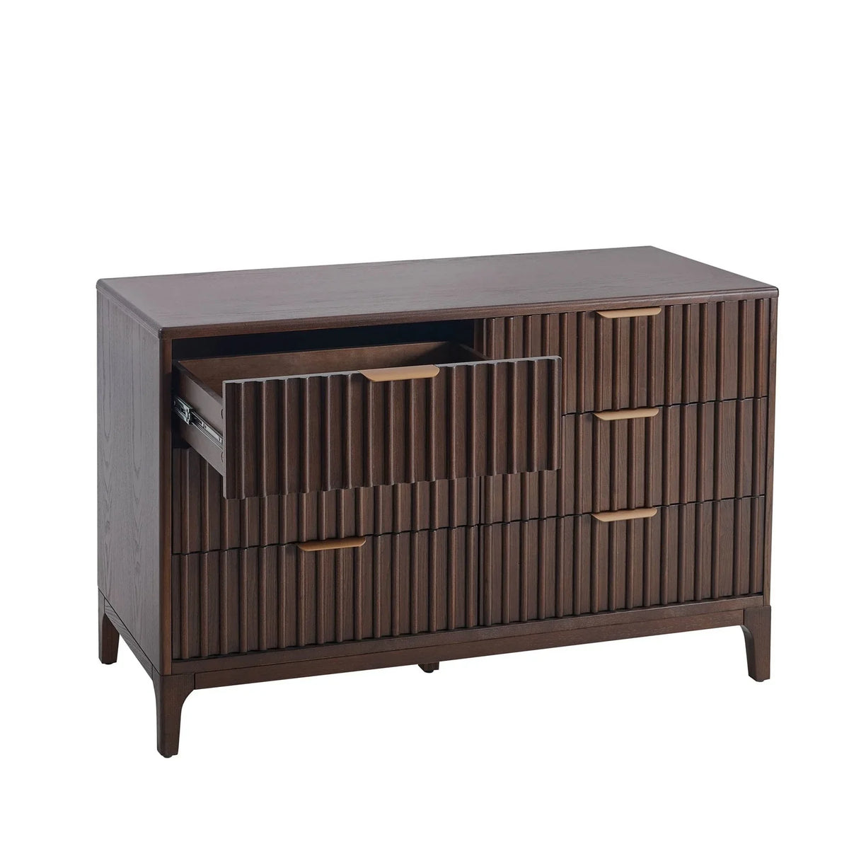 Vittoro Chest of 6 Drawers – Espresso Brown – Marwar Handicraft, view 4 of 6
