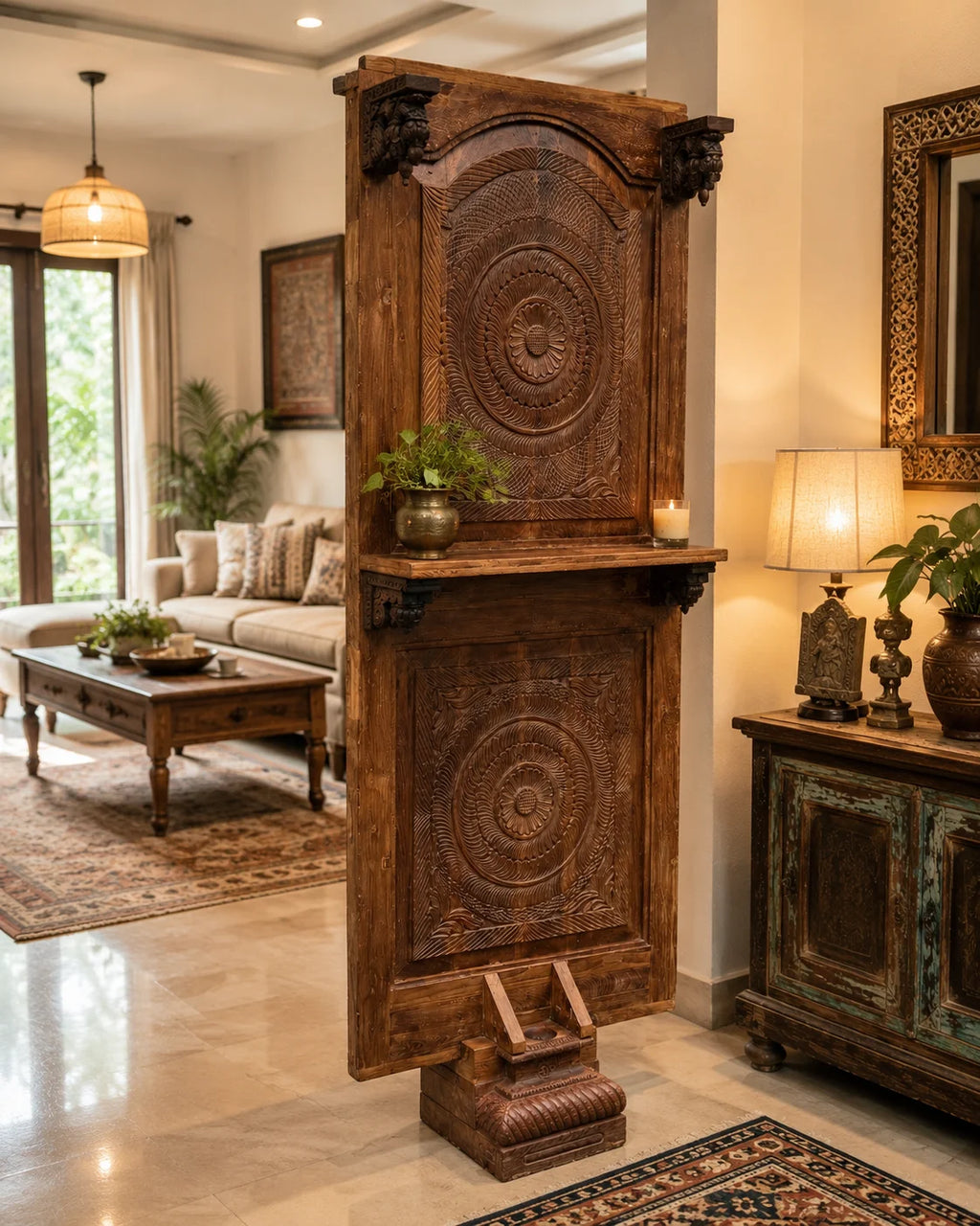 Jali Shelf Divider