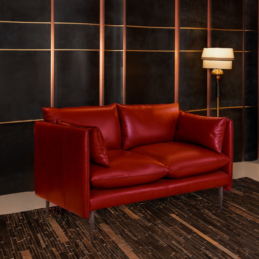 Ravello Noble Sofa - Two Seater Red, view 2