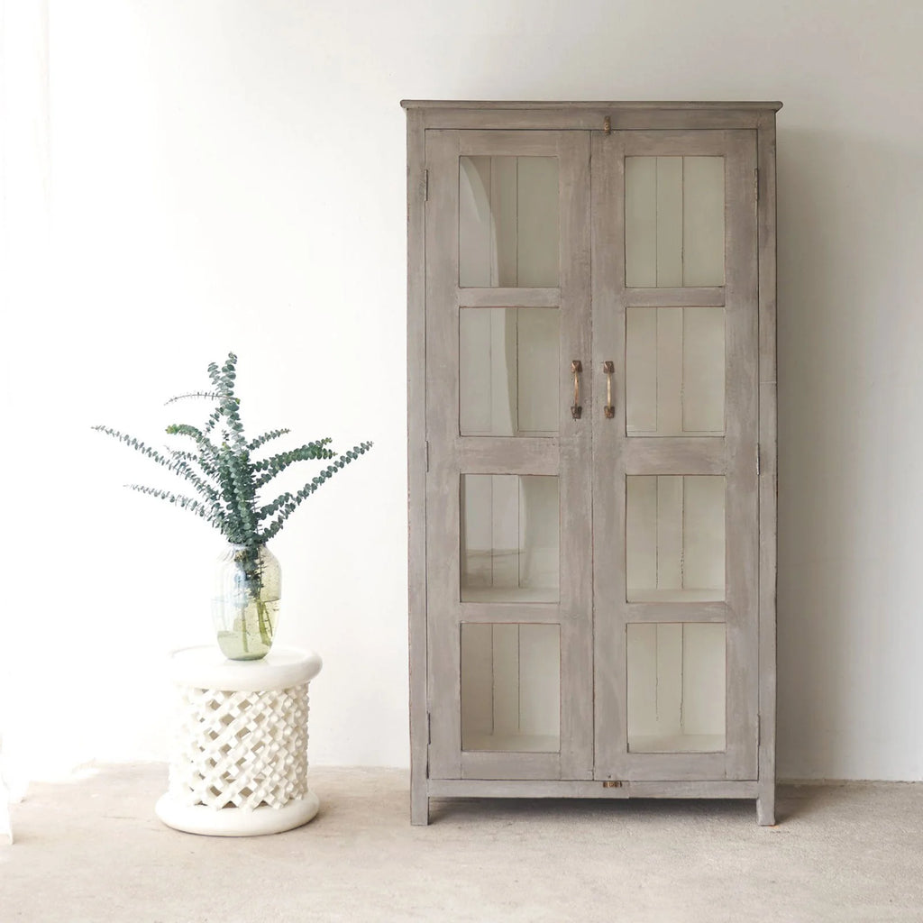 Cairn Smoke Natural Cupboard – Marwar Handicraft