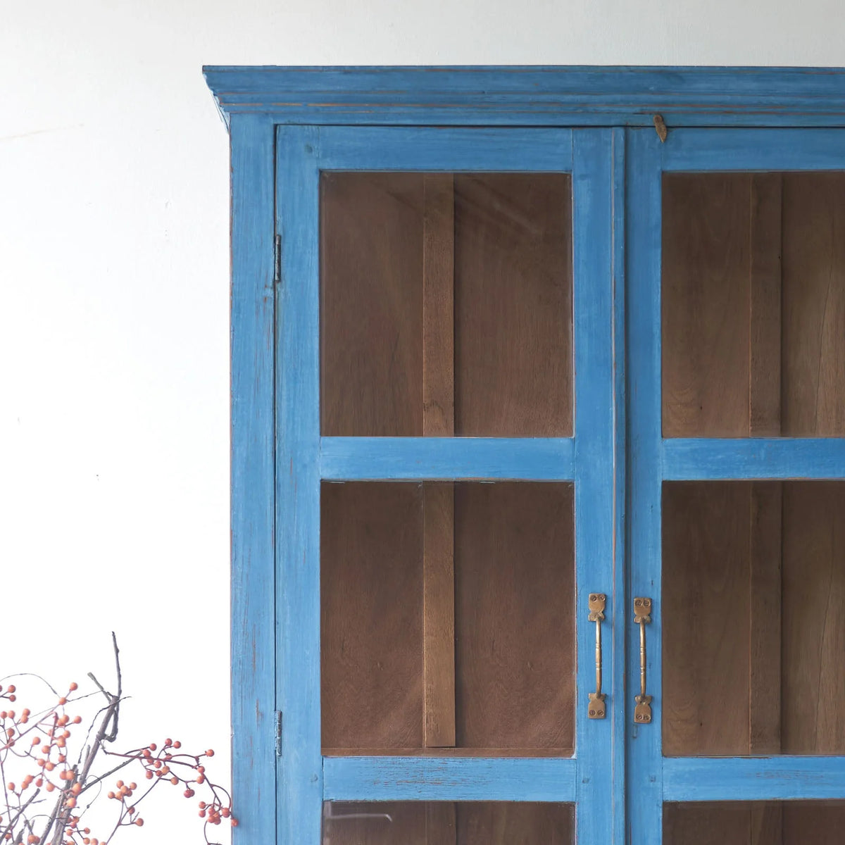 Arav Cupboard Cobalt Blue – Marwar Handicraft, view 2 of 4