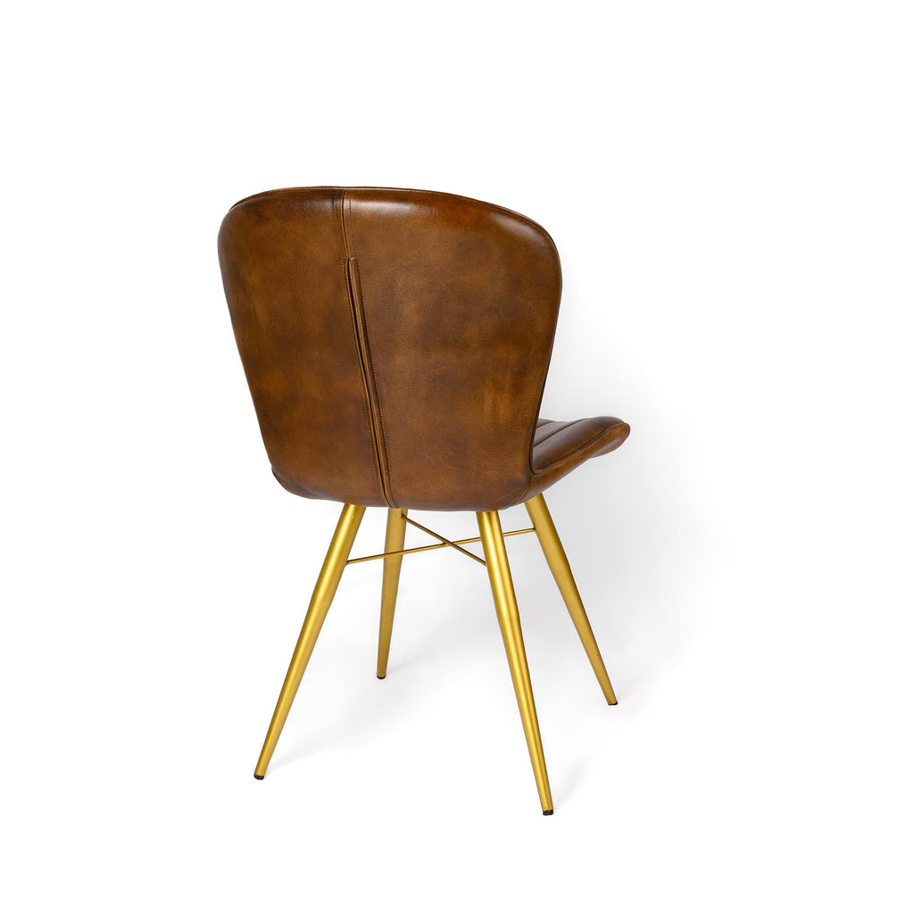 Firenze Chair – Vintage Tan – Marwar Handicraft, view 3 of 3