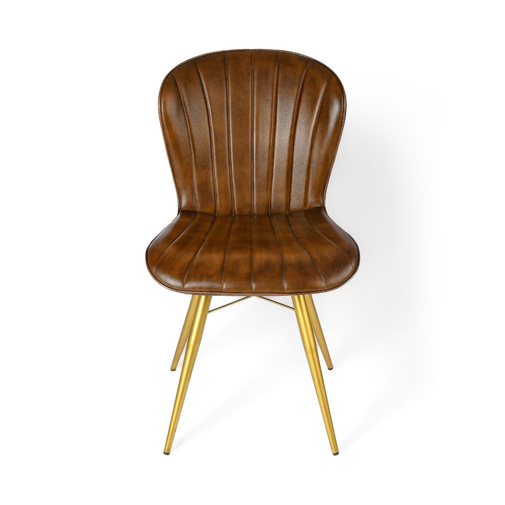 Firenze Chair – Vintage Tan – Marwar Handicraft, view 1 of 3
