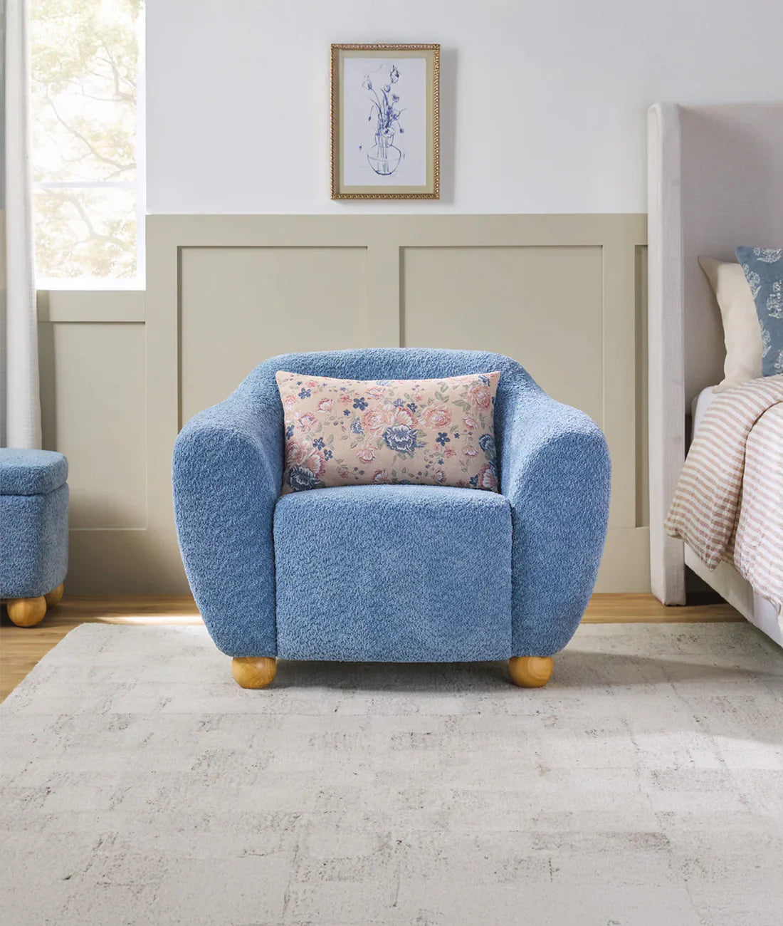 Fournier Chair – Sky Blue