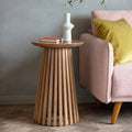 Barah Round End Table – Marwar Handicraft, view 1 of 4