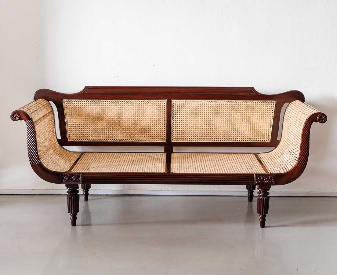 British Royal Hand Carved Sofa