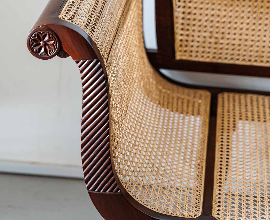 British Royal Hand Carved Sofa
