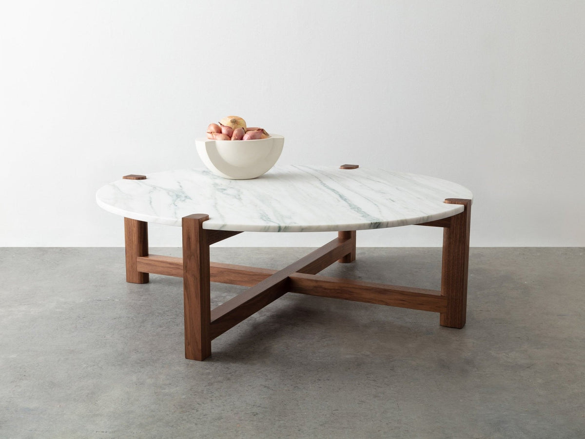 Brooks Round Coffee Table – Marwar Handicraft, view 4 of 5