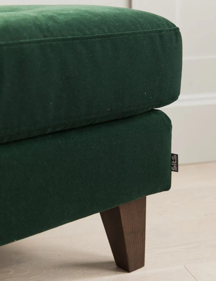 Elmont Button and Stud Footstool