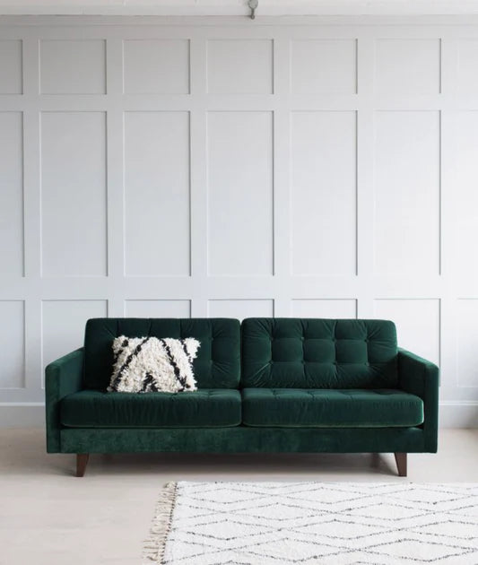 Elmont Button and Stud Footstool