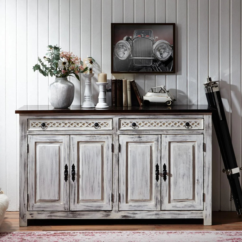 Havelle White Sideboard