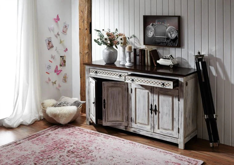 Havelle White Sideboard