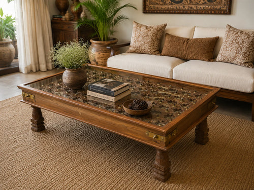 Aureole Glass Coffee Table