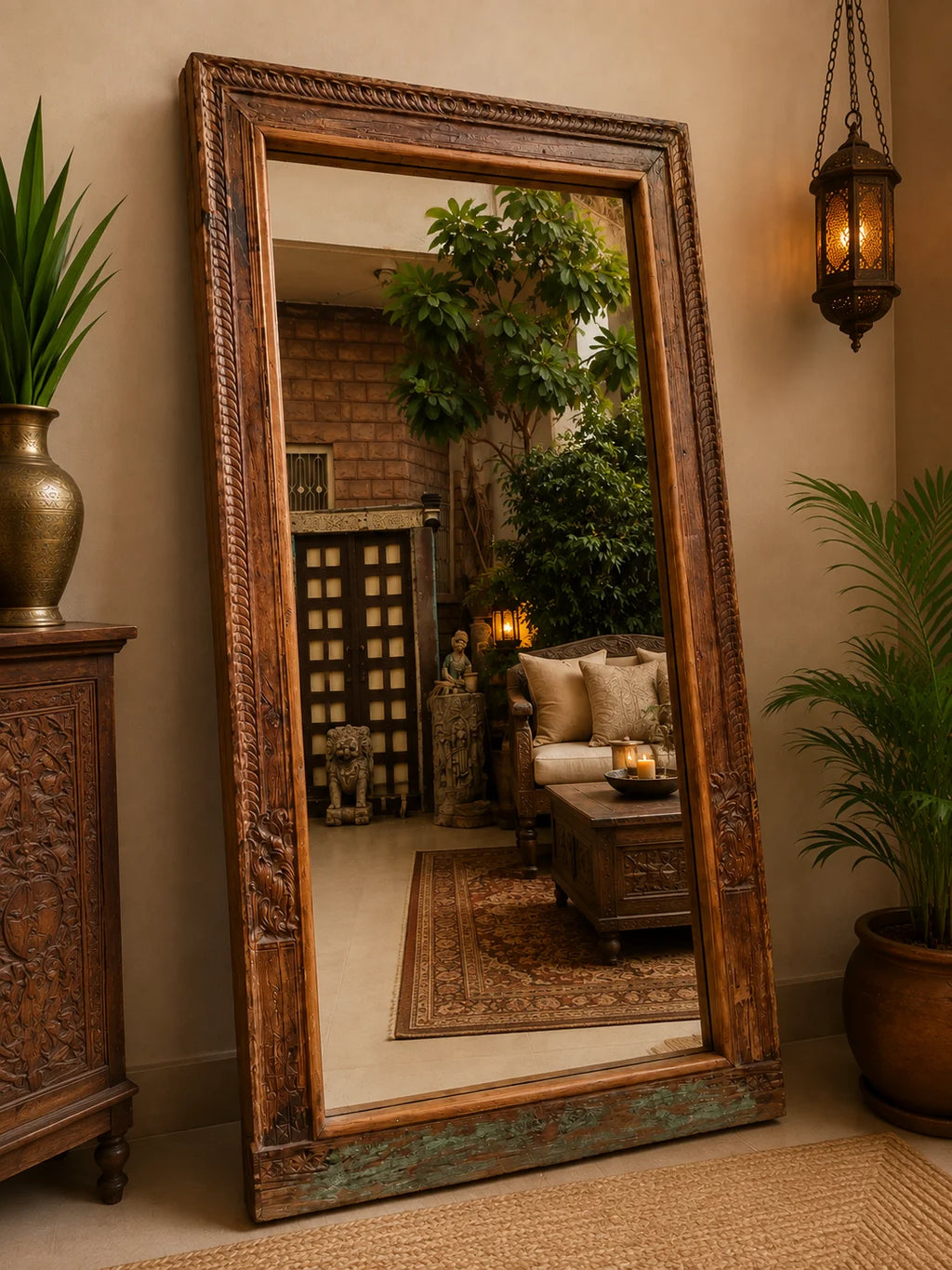 Jaisalmer Floor Mirror