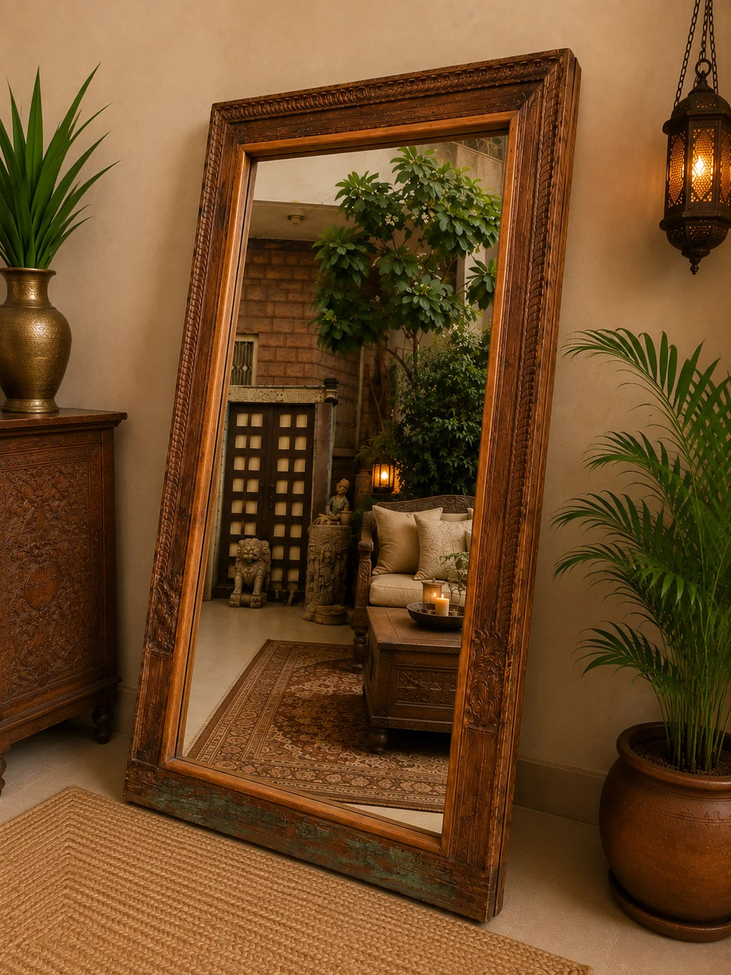 Jaisalmer Floor Mirror