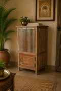 Slatted Storage Cabinet