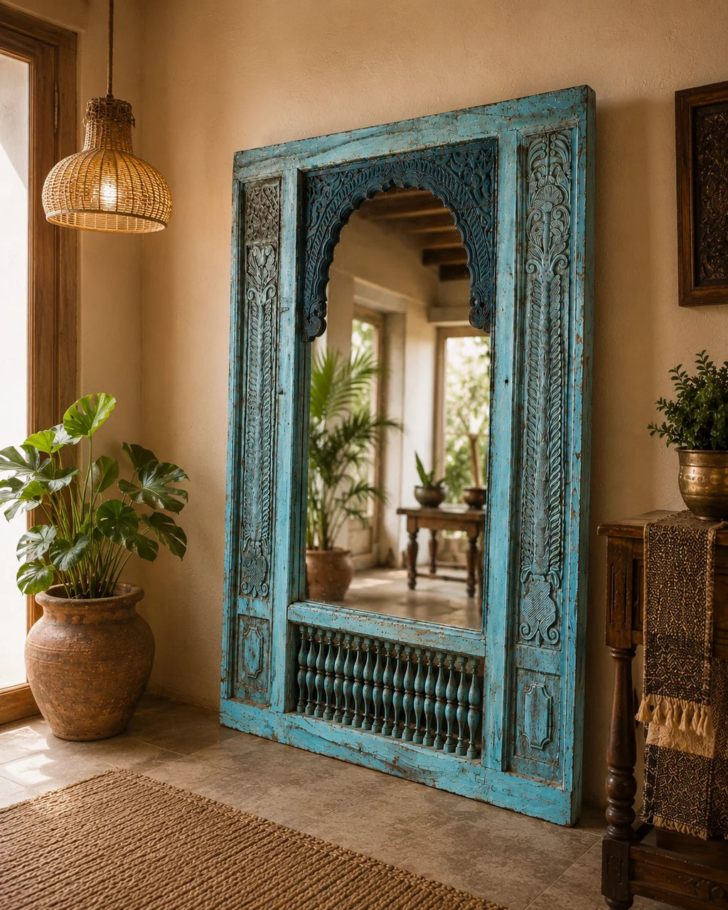 Kumbhalgarh Floor Mirror