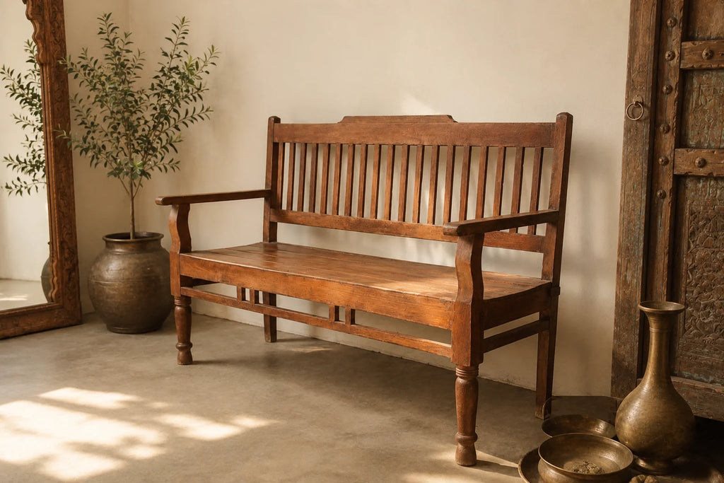Kumbhalgarh Solid Wood Bench