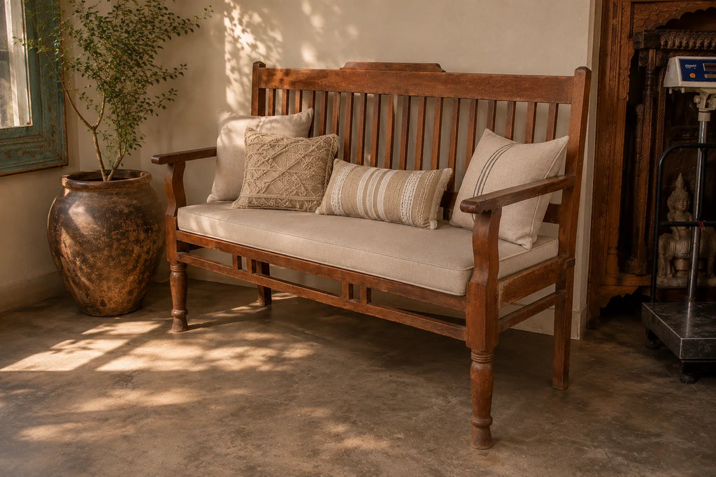 Kumbhalgarh Solid Wood Bench