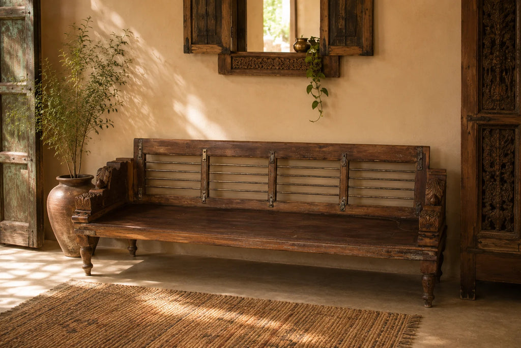 Thar Farmhouse Bench