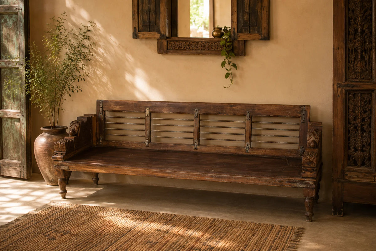 Thar Farmhouse Bench