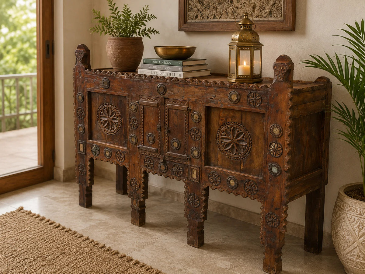 Rajmahal Console Cabinet