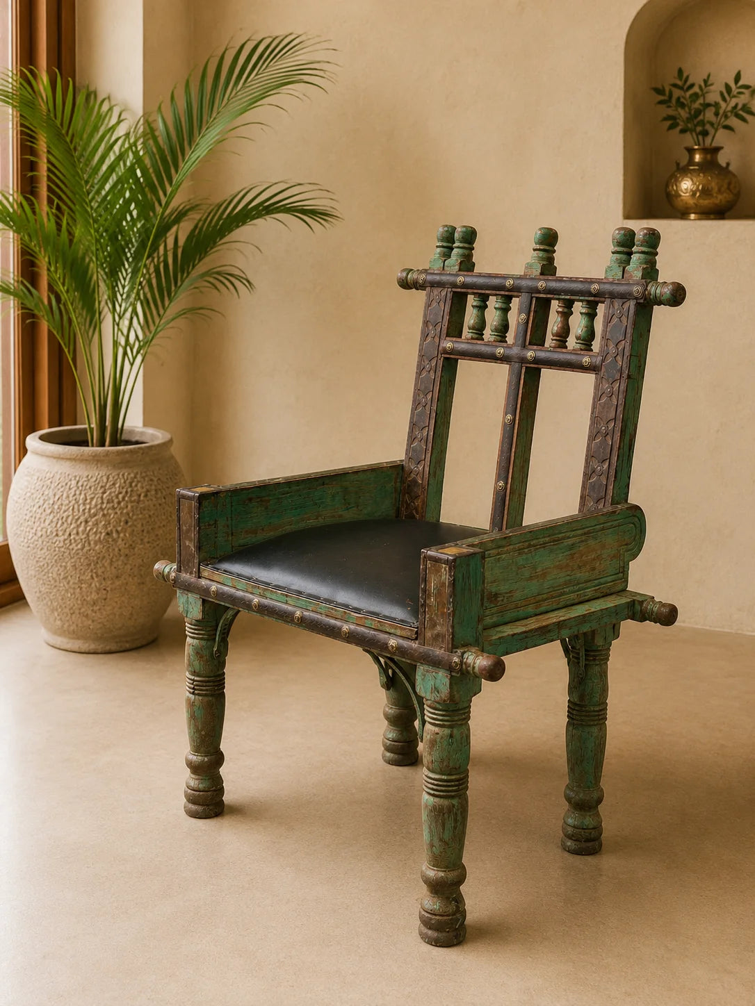 Baronial Leather Chair