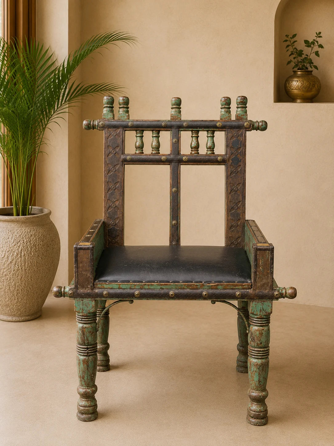 Baronial Leather Chair