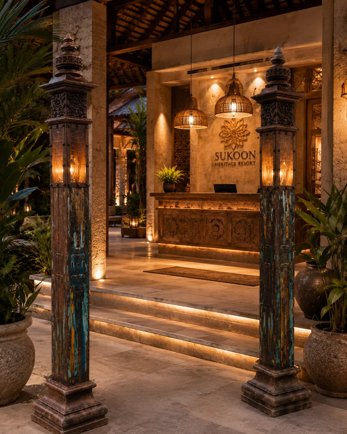 Baroda Floor Lantern