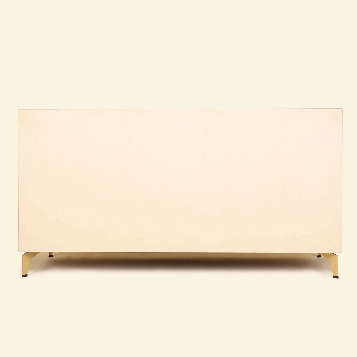Linden Drawers – Taupe Leather Finish – Marwar Handicraft, view 3 of 5
