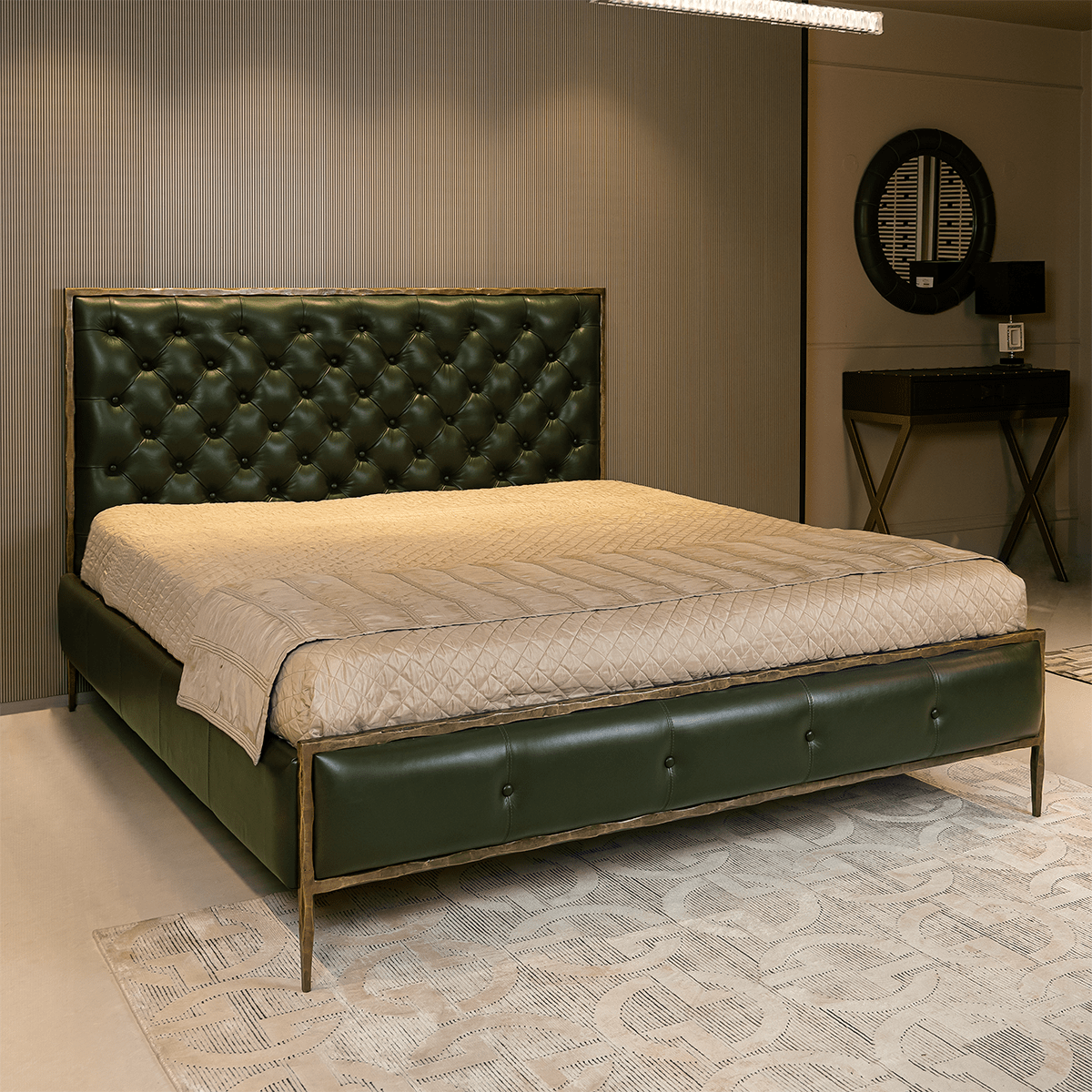 Cavalier Veritas King Bed - British Green, view 3