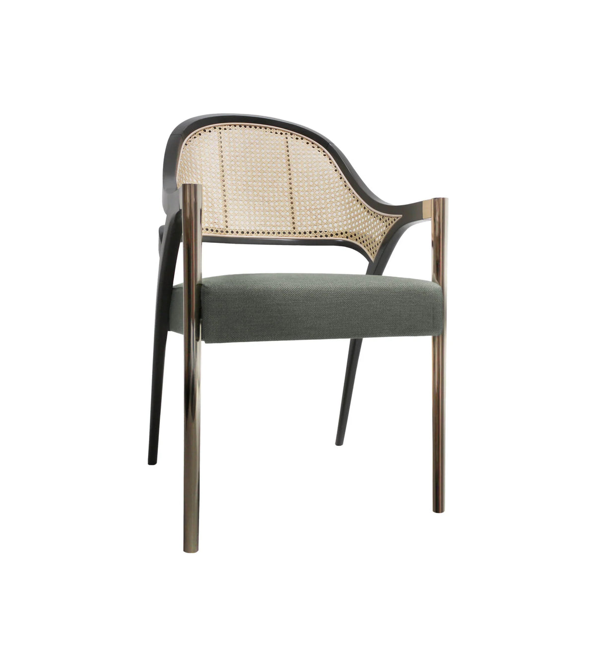 Onyx Cane Dining Chair