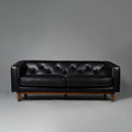 Valenza Royale Sofa – Midnight Black (Three Seater) – Marwar Handicraft, view 1 of 5
