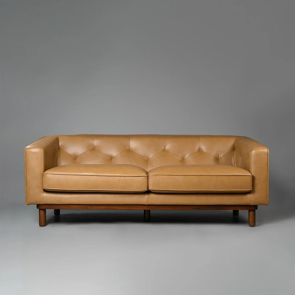 Valenza Royale Sofa - Camel Tan Three Seater, view 2