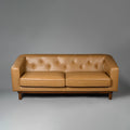 Valenza Royale Sofa – Camel Tan (Three Seater) – Marwar Handicraft, view 1 of 6