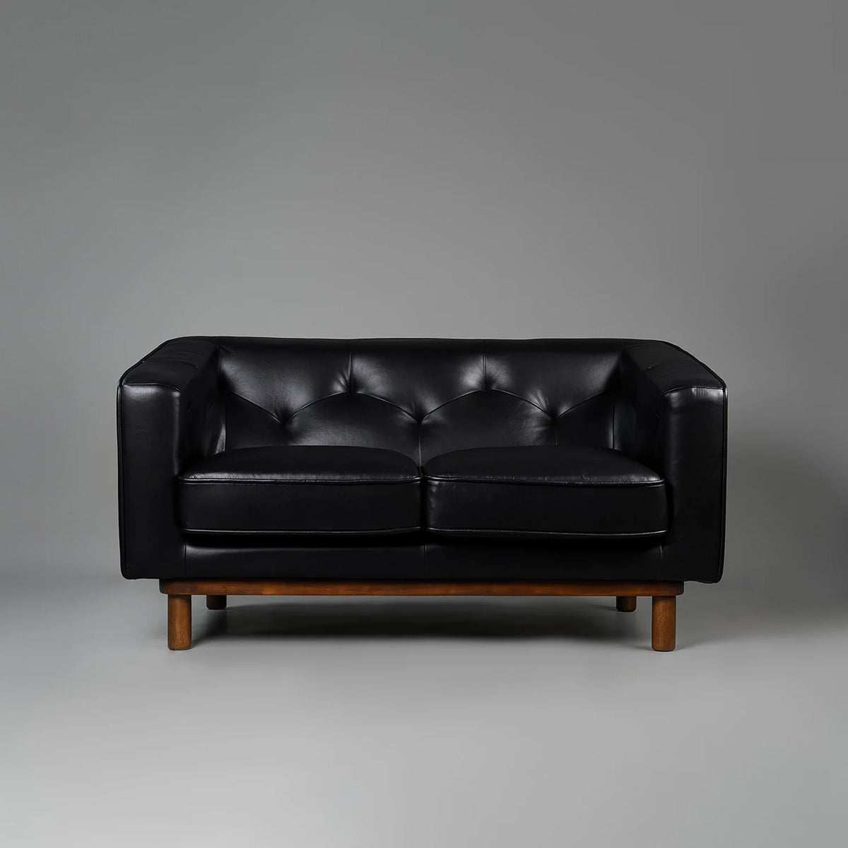 Valenza Royale Sofa – Midnight Black (Two Seater) – Marwar Handicraft, view 1 of 5
