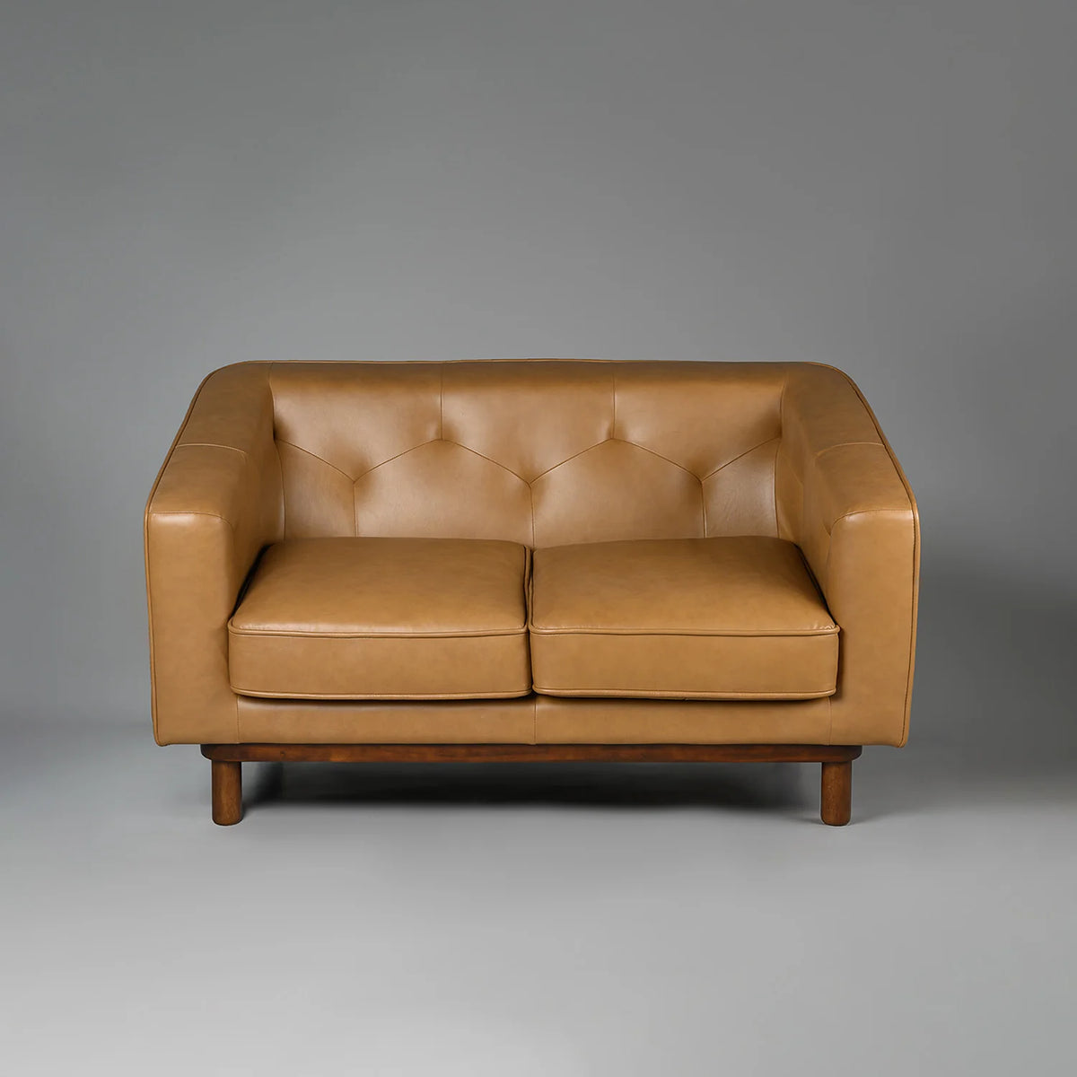 Valenza Royale Sofa – Camel Tan (Two Seater) – Marwar Handicraft, view 3 of 7
