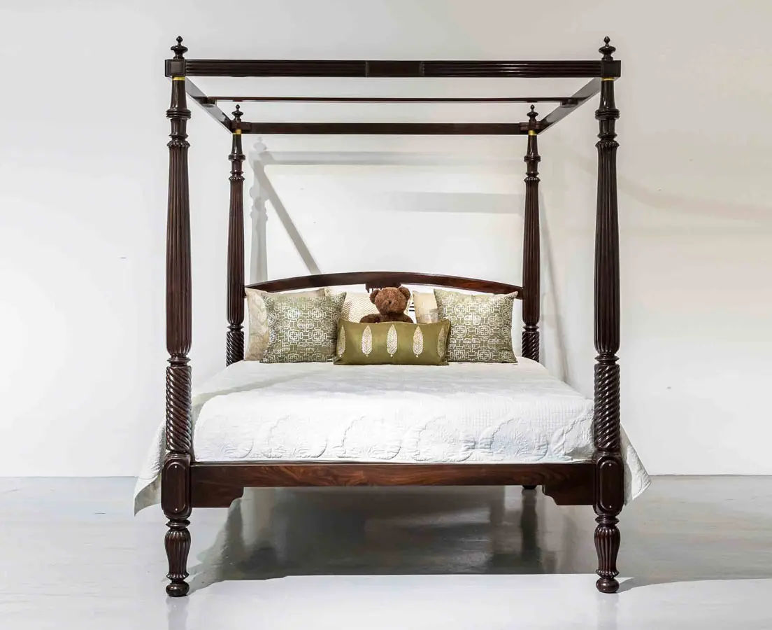 The Prague Pradhan Bed – Marwar Handicraft, view 1 of 5