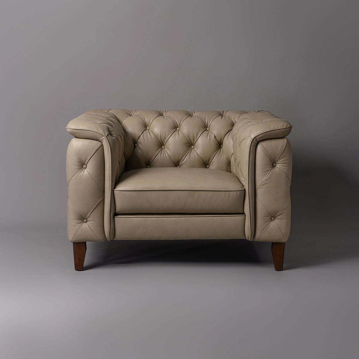 Monteluce Chester Sofa – Cashmere Beige (Single Seater) – Marwar Handicraft, view 1 of 5