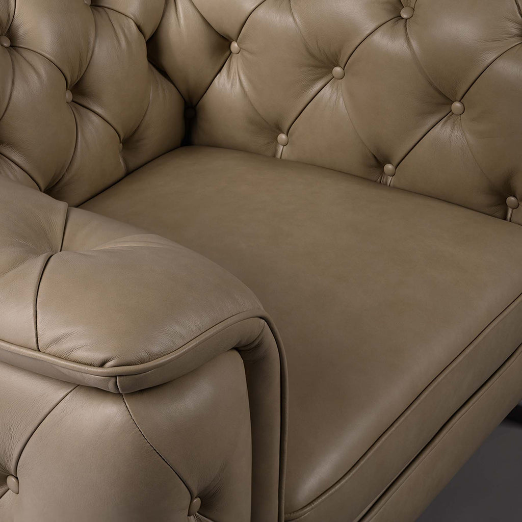 Monteluce Chester Sofa – Cashmere Beige (Single Seater) – Marwar Handicraft, view 5 of 5
