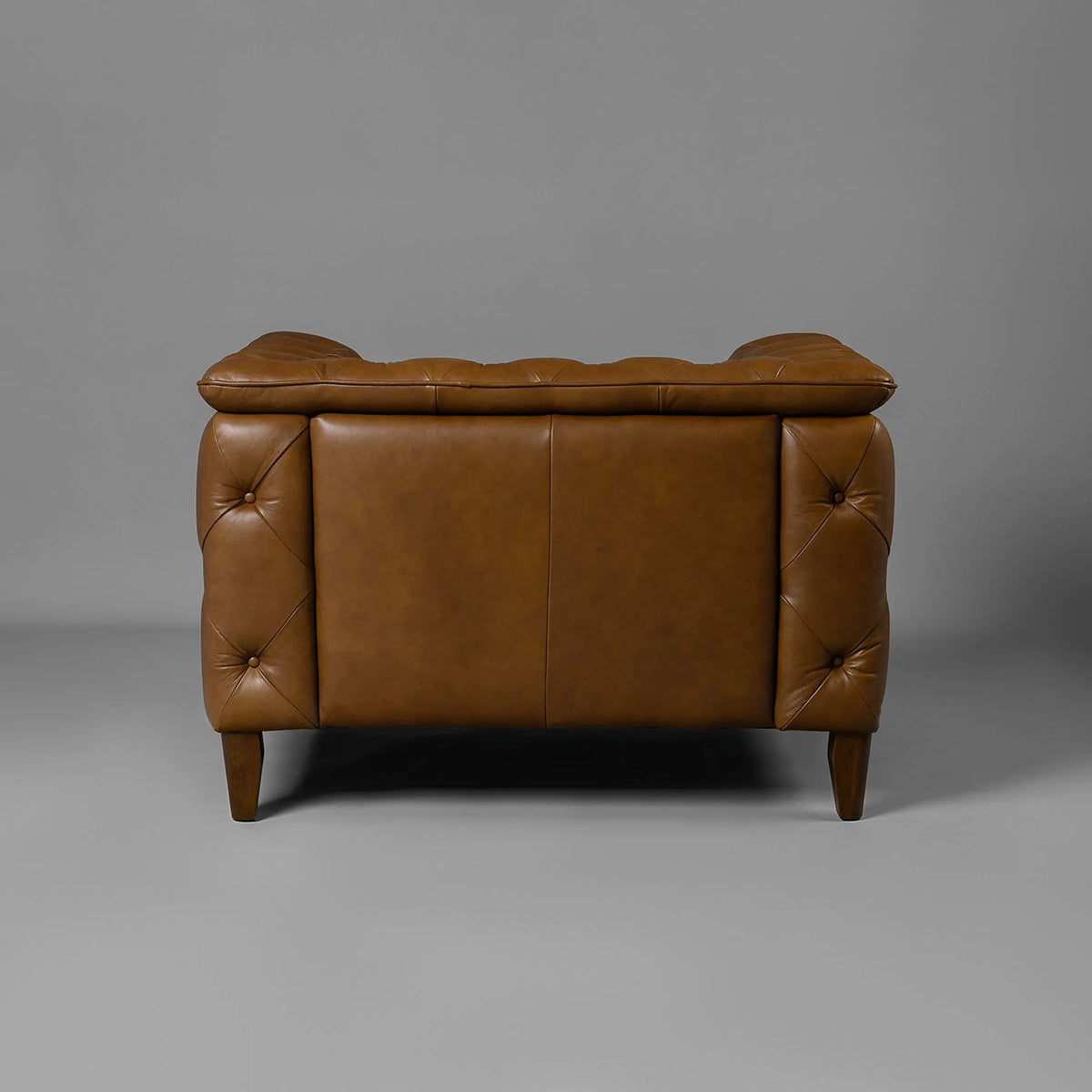 Monteluce Chester Sofa – Saddle Brown (Single Seater) – Marwar Handicraft, view 3 of 6