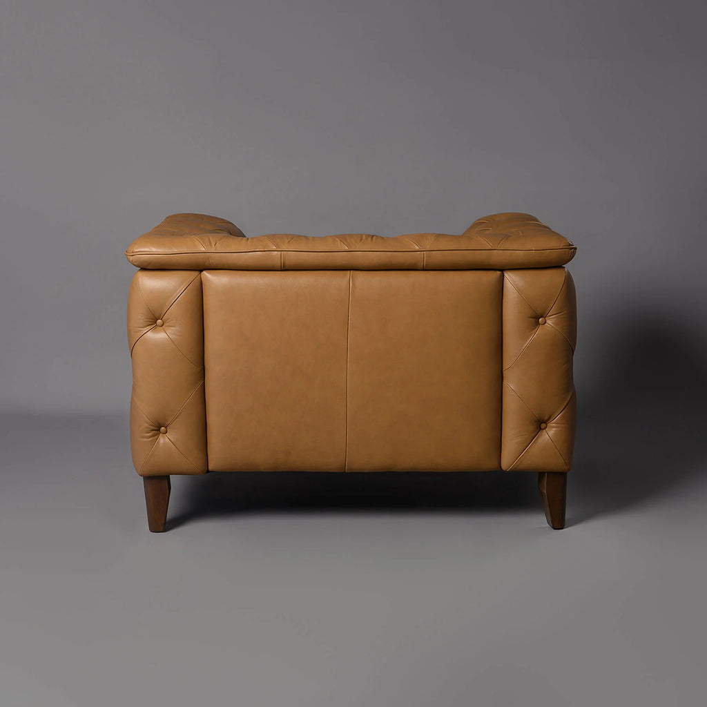 Monteluce Chester Sofa – Tan (Single Seater) – Marwar Handicraft, view 3 of 6