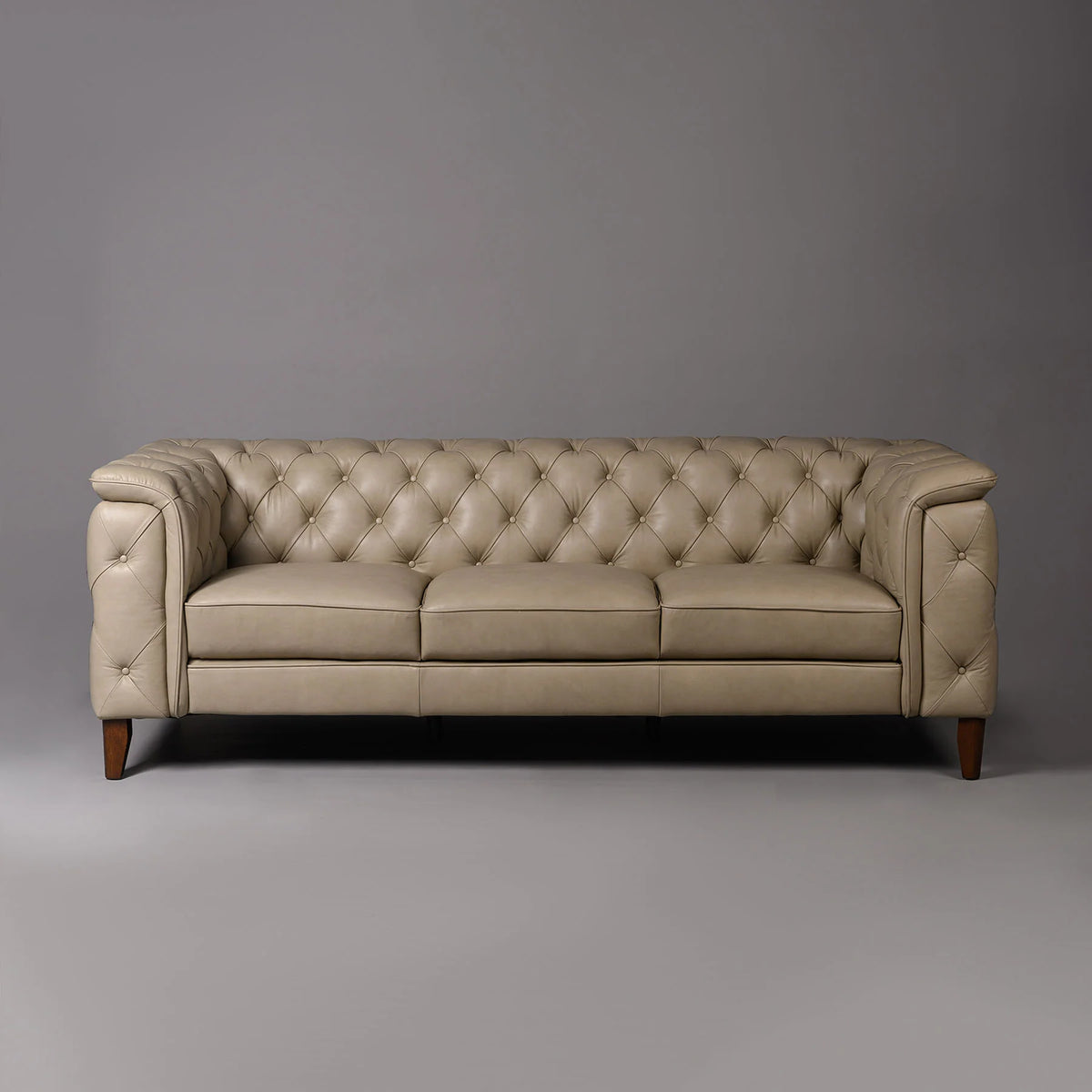 Monteluce Chester Sofa – Cashmere Beige (Three Seater) – Marwar Handicraft, view 1 of 5