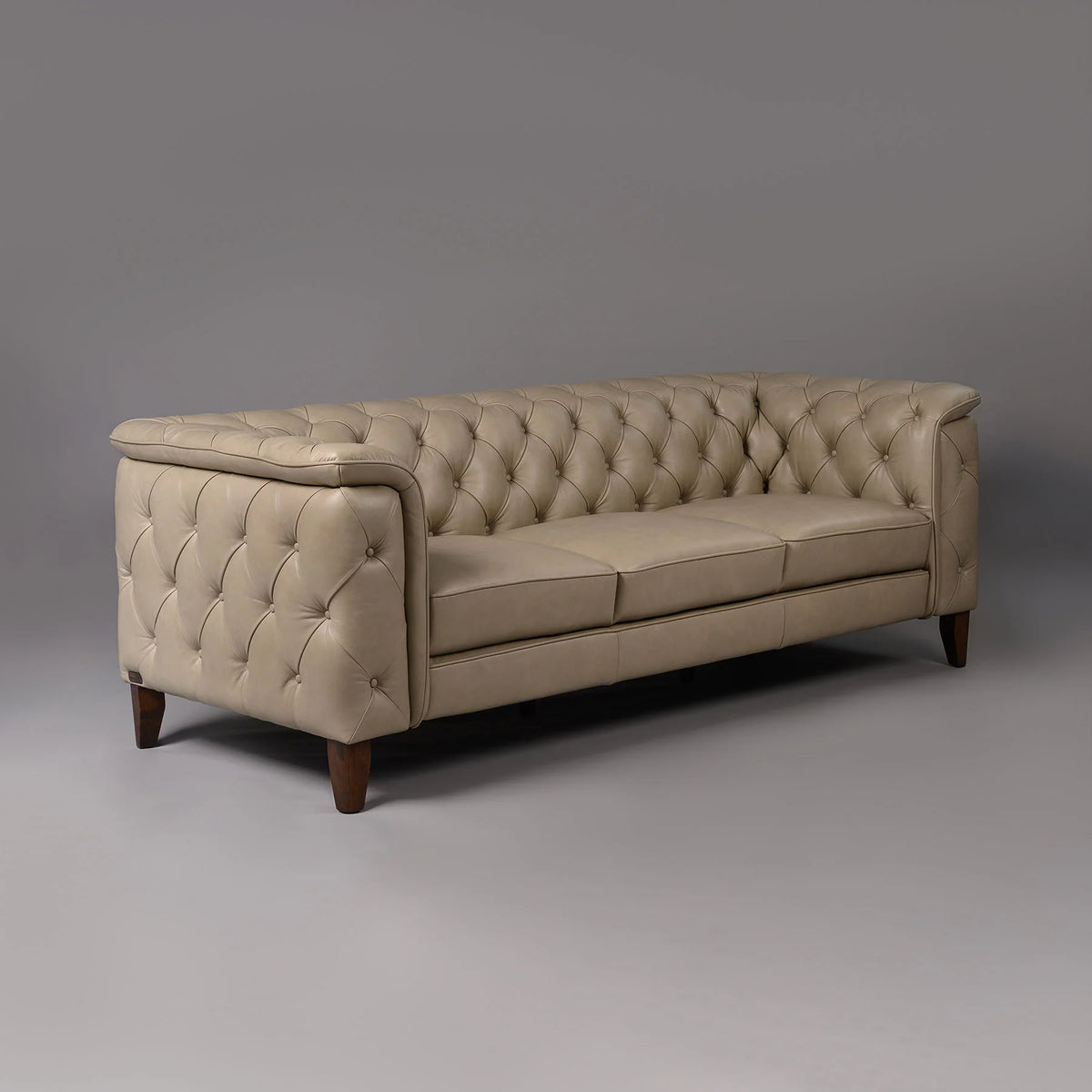 Monteluce Chester Sofa – Cashmere Beige (Three Seater) – Marwar Handicraft, view 2 of 5
