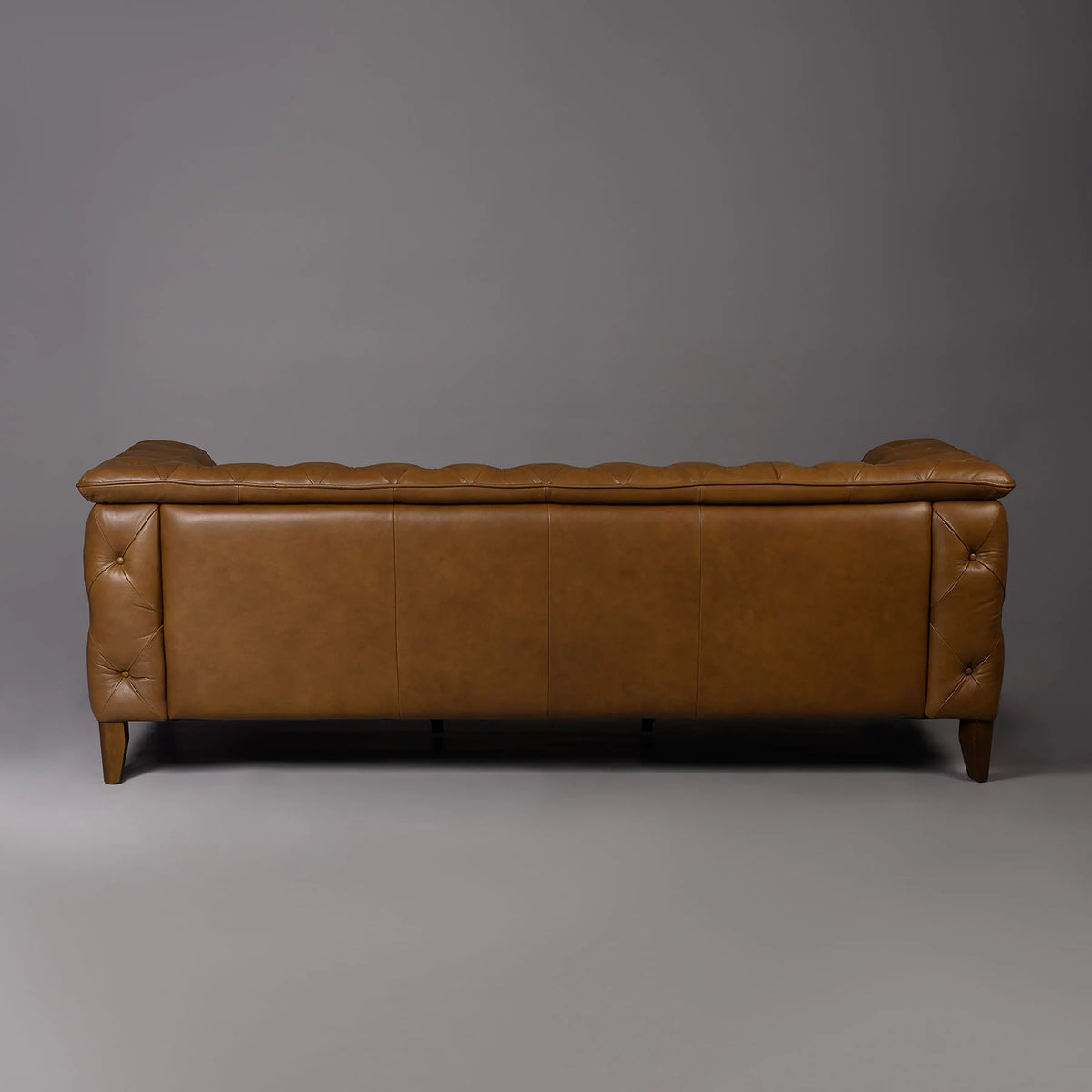 Monteluce Chester Sofa – Saddle Brown (Three Seater) – Marwar Handicraft, view 4 of 6